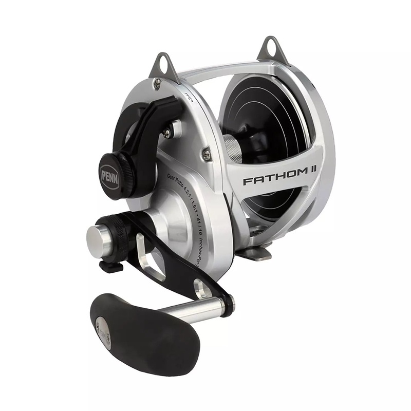 Penn Fathom II Lever Drag 2 Speed Overhead Reel 10XNLD2