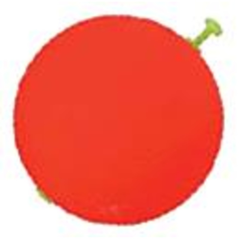 Plastilite Un-Weighted Round Snap-On Foam Floats 1-3/4″ 01pk Red White