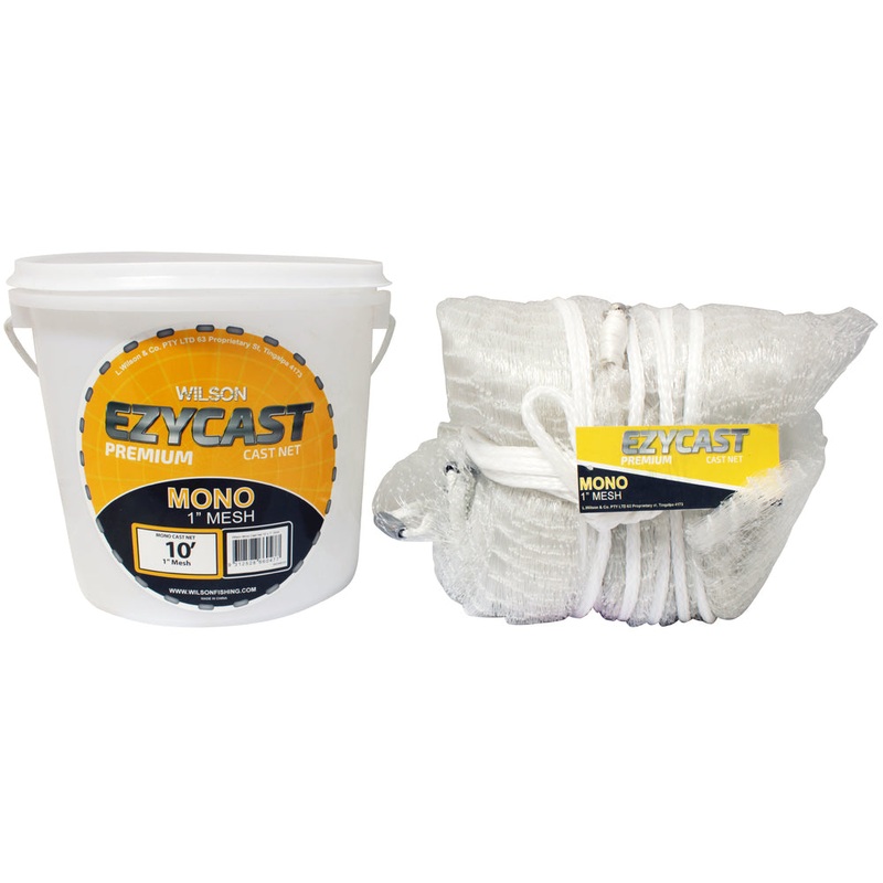 Wilson Ezycast Premium Mono Cast Nets 10ft – 1inch clear
