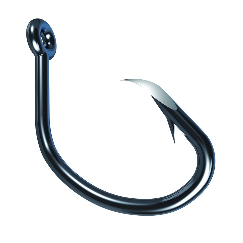 Eagle Claw TK619 Trokar HD Non-Offset Straight Saltwater Circle Hook 12/0