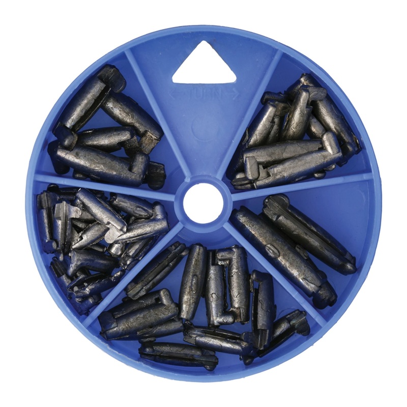 Pinch-On Sinker Dial Pack-43 Pieces