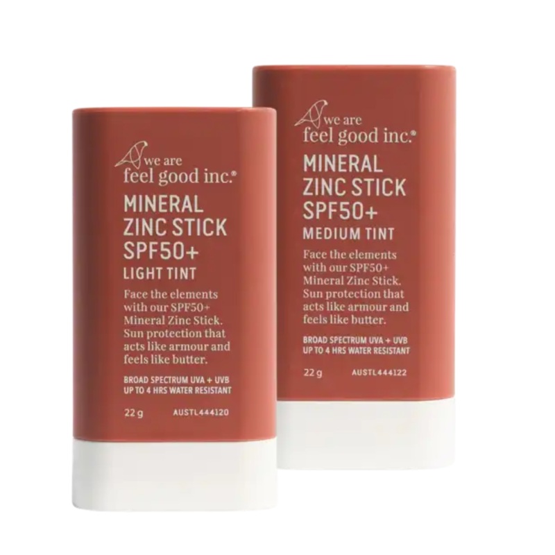 We Are Feel Good Inc Mineral Zinc Stick SPF50+ 22g Light