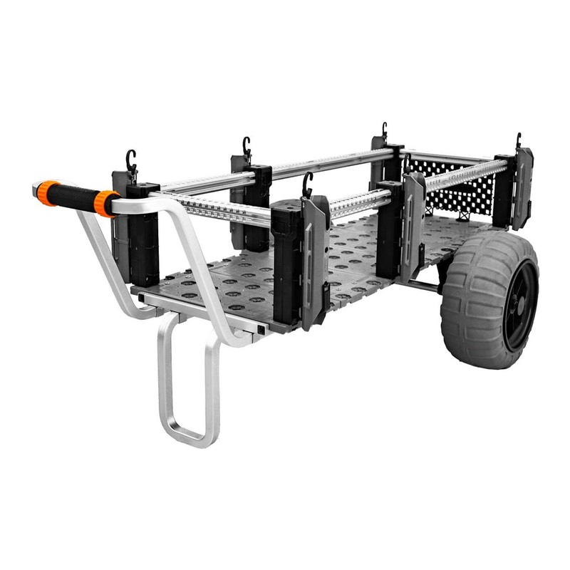 YakAttack SandRig Surf Cart, 20 x 54 with 16″ Balloon Tires