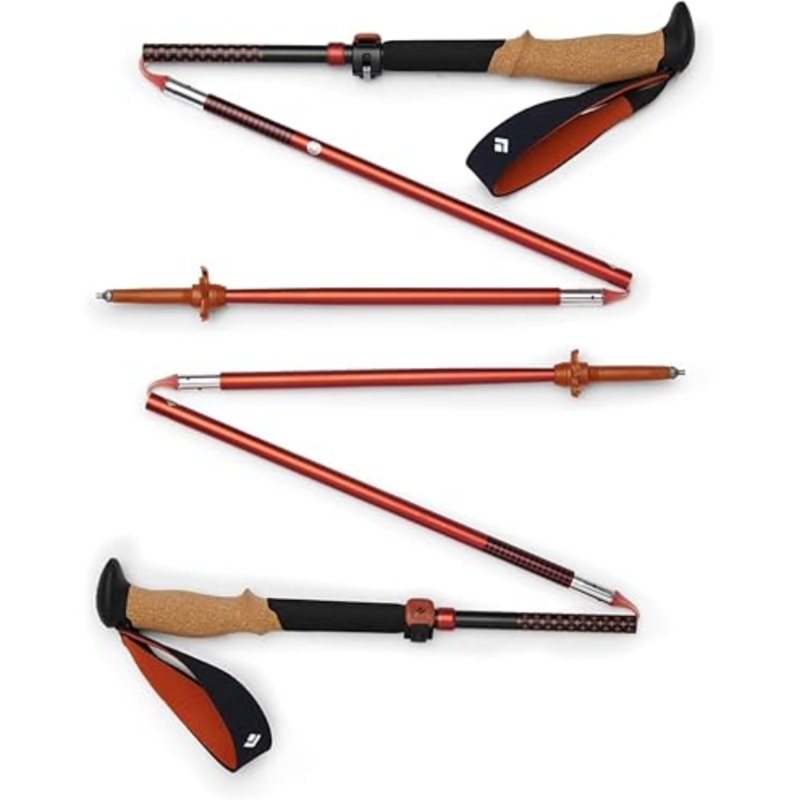 Black Diamond Pursuit FLZ Trekking Poles 110CM BLACK / ORANGE
