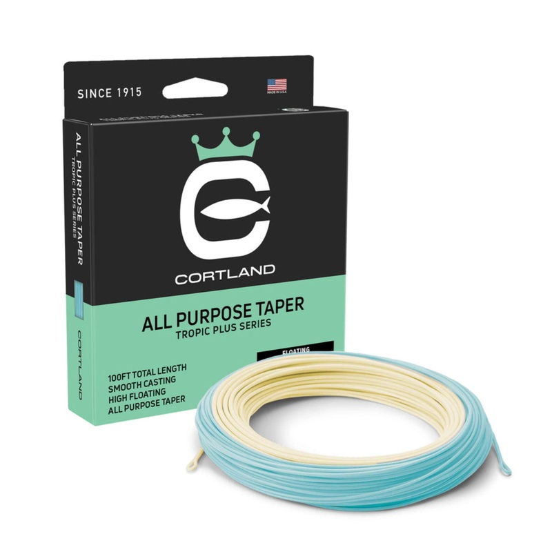 Cortland Tropic Plus All Purpose Taper Fly Line Sand/Blue WF 7