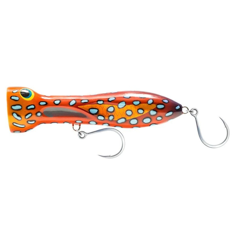 Nomad Chug Norris Floating Popper 120MM Black / Pink Mackerel