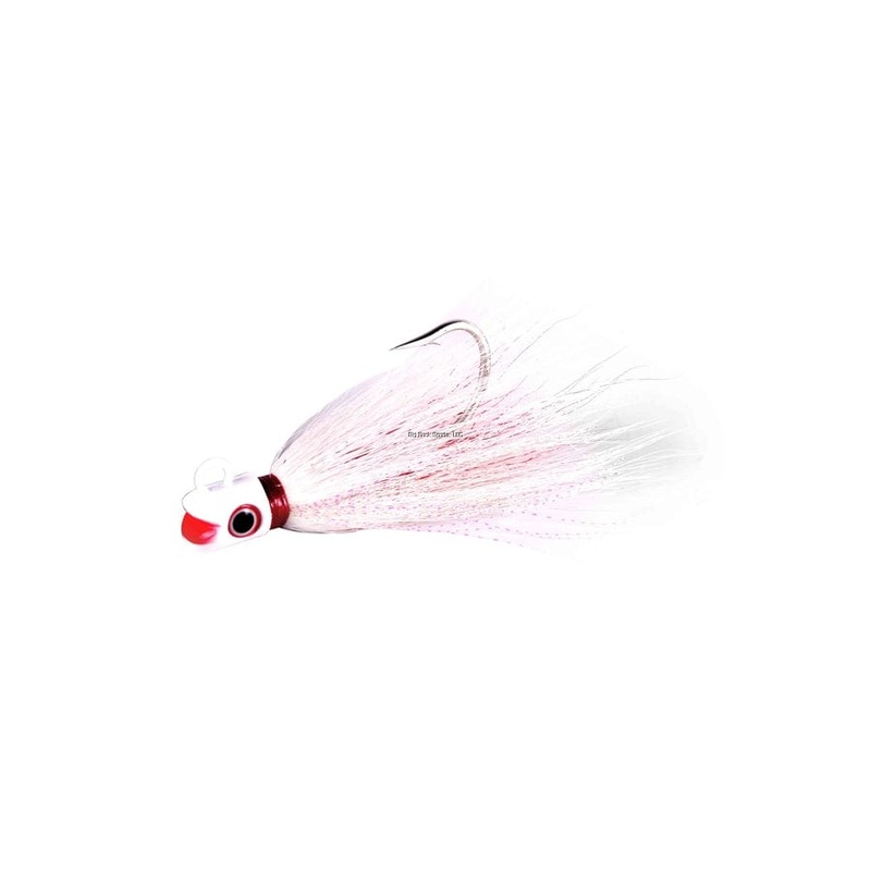 S&S Jigs Smiling Bill Bucktail Jig White Pearl 1/2oz