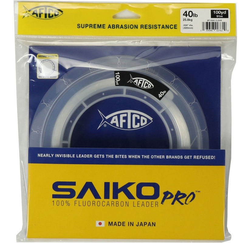 Aftco 100YDS Clear Saiko Pro Fluorocarbon Leader 30LB