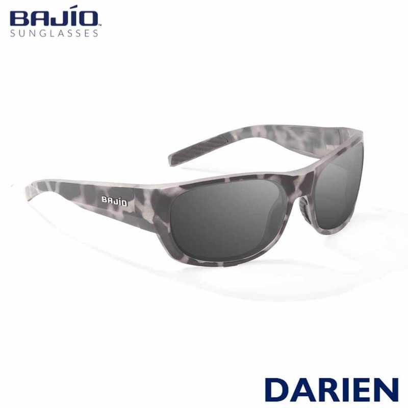 Bajio Darien Sunglasses BROWN ROCK MATTE GRAY POLY