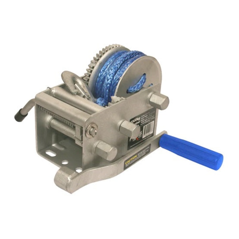 Axis 811236 Hand Winch 3 Speed Spectra Rope with Snap Hook