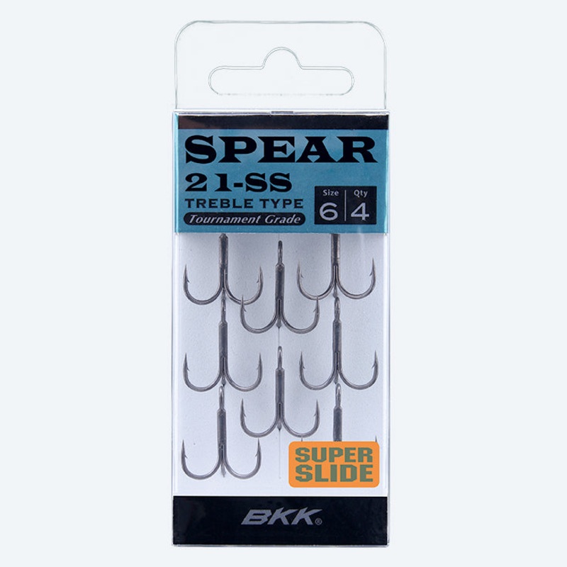BKK Spear 21 SS Treble Hooks 1 6-pack