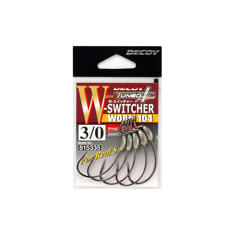 Hooks – Decoy – Switcher Worm 104 #2/0 0.5g (5pcs)