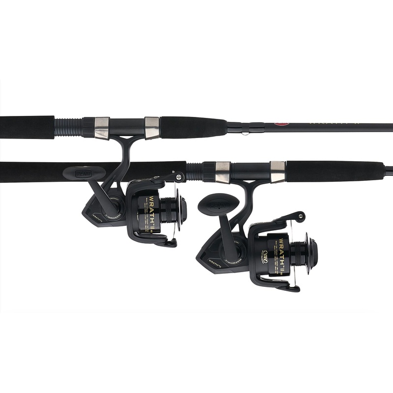 Penn Wrath II 5000 with 7′ MH 2-Piece Rod Combo