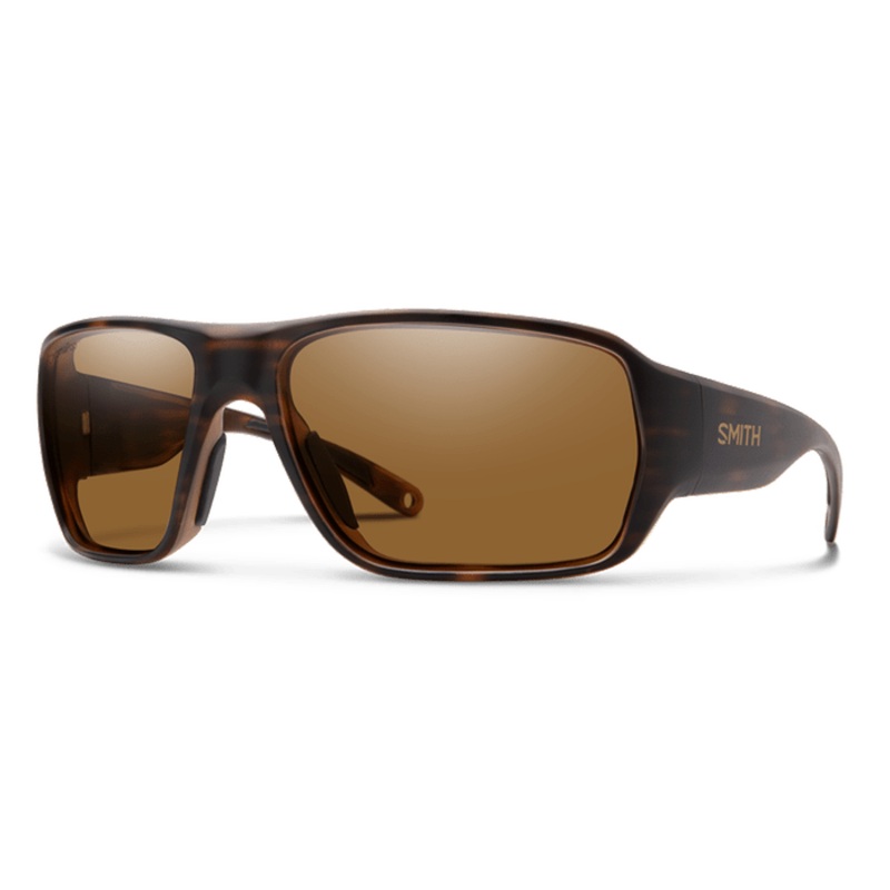 Smith Castaway Sunglasses Matte Tortoise + ChromaPop Glass Polarized Brown Lens