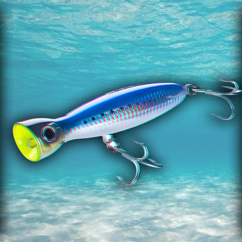 Yo-Zuri R1371 Mag Popper 6.25IN Plug BLACK PURPLE