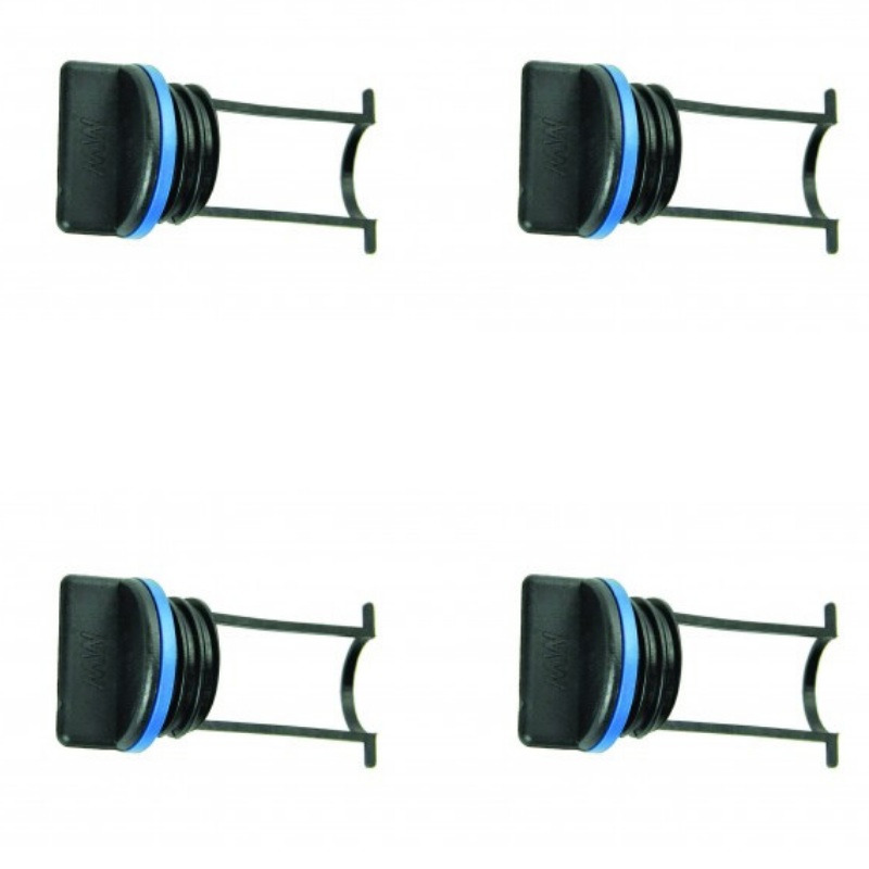 4 x Replacement Boat Marine Drain Plug Bung Standard Fine Thread