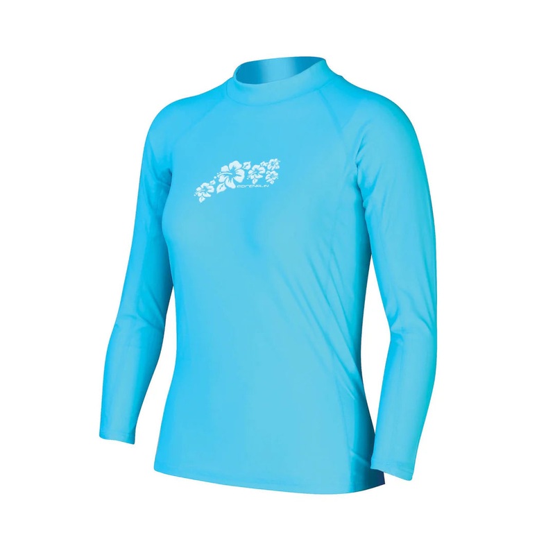 Adrenalin Ladies Long Rash Vest Aqua 10