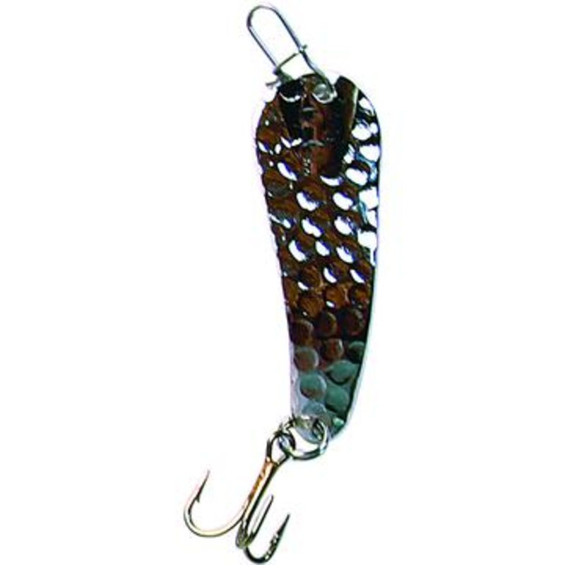 Custom Jigs and Spins Slender Spoon 1/16oz Nickel/Chart