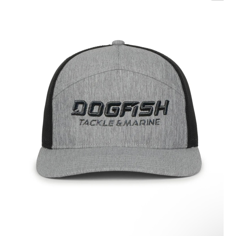 Dogfish Tackle & Marine Logo Snapback Hat O/S Light Grey