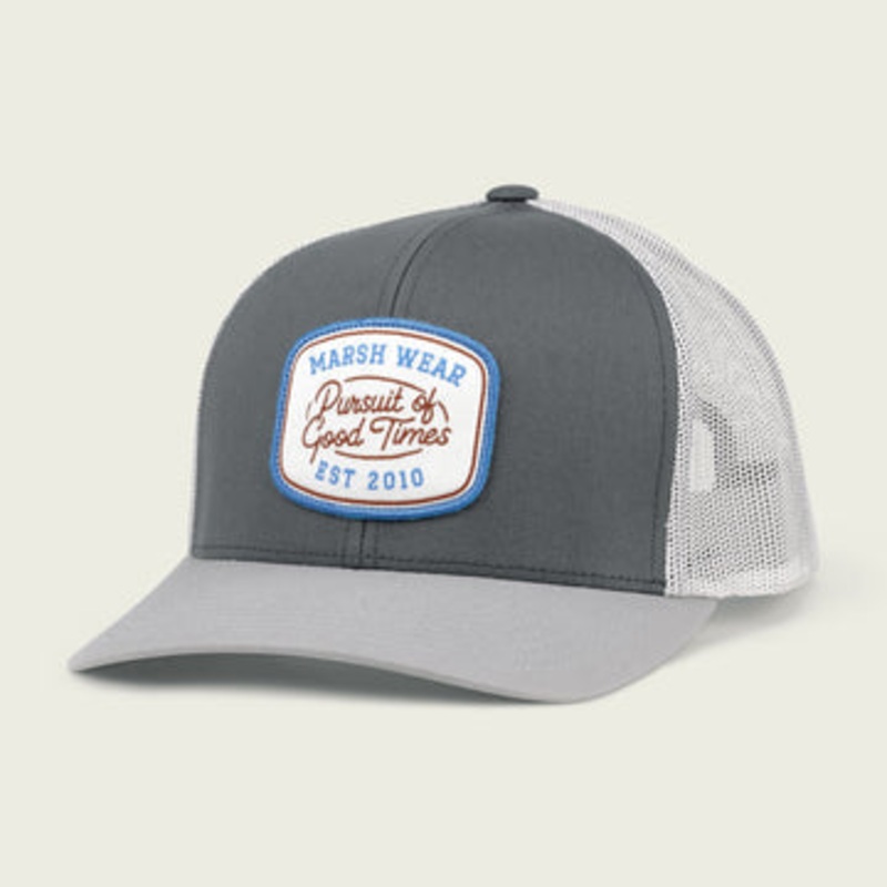Marsh Wear Pursuit Trucker Hat Dark Grey