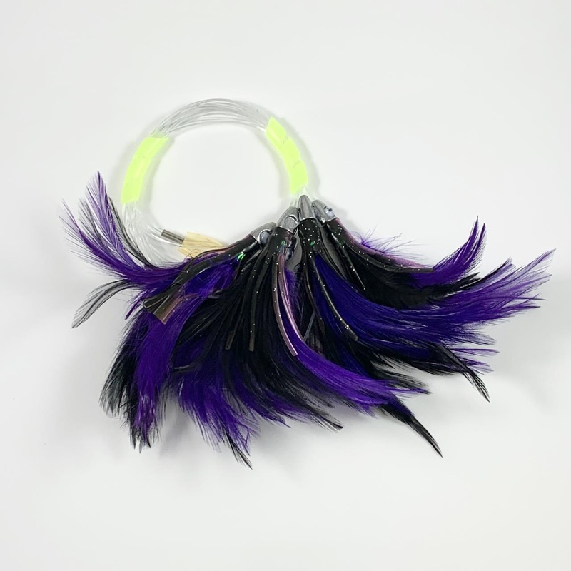 Olde Salt Feather Trolling Chain Blue/White