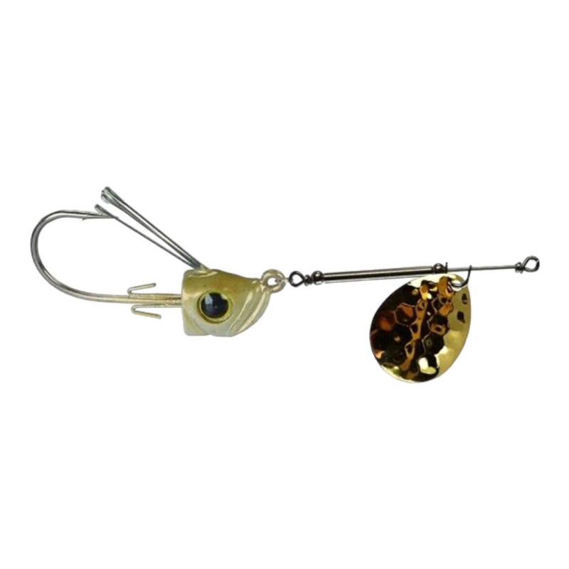 Picasso Lures Smart Mouth Weedless Inline Spinner Jig Plain / Nickel Blade 1/4 oz – 2/0