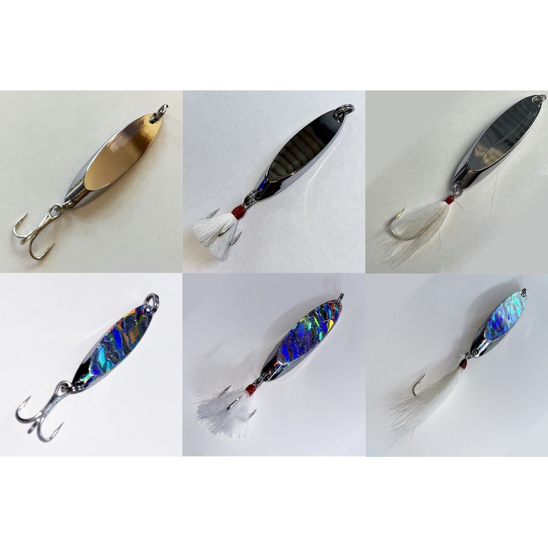 Dolphin Snapper Zapper Lures 1/12oz Chrome with Treble