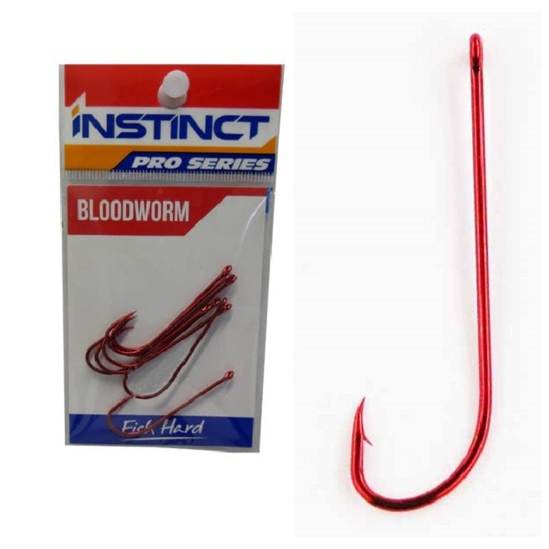 Instinct Pro Series Long Shank Bloodworm Hook 1