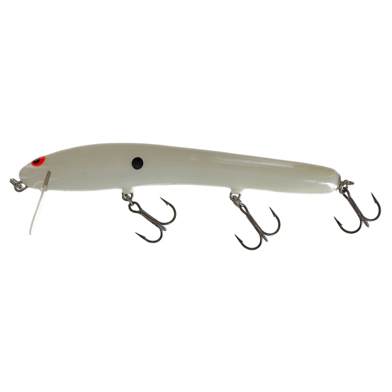 Ph Custom Lures Wake Up Topwater Wakebait Pearl Orange Eye