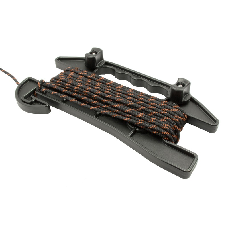 YakAttack SideWinder Anchor Line Reel, Includes Hardware and 75 ft 550 Paracord