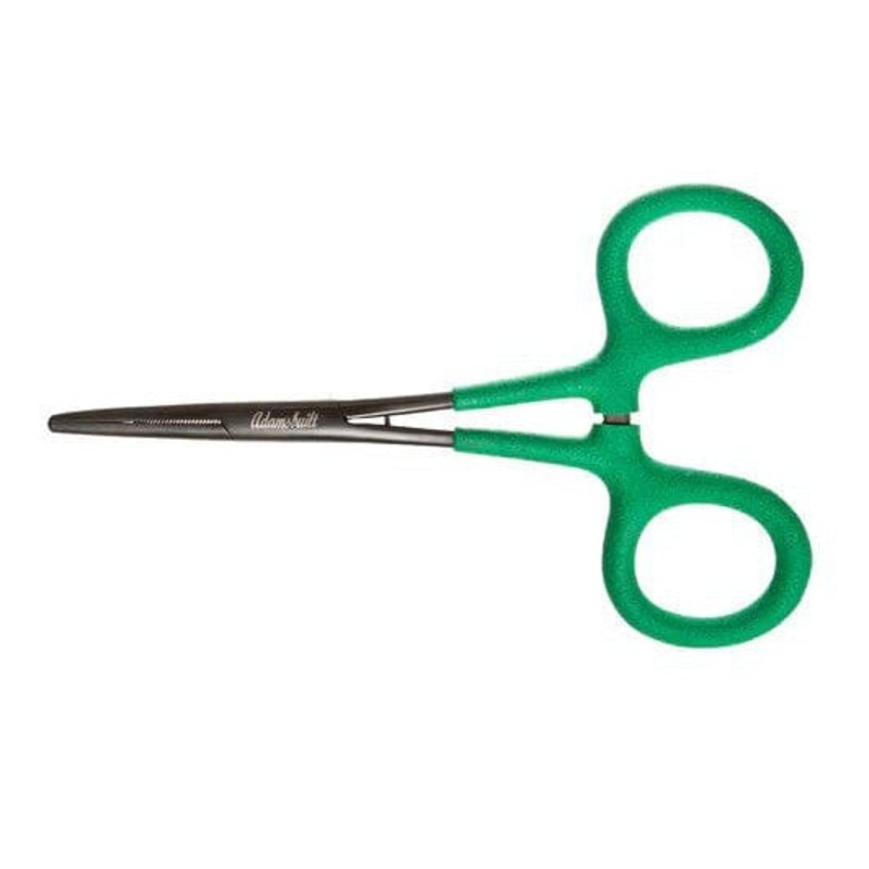 Adamsbuilt Mosquito Forceps Black and Green 5.5″