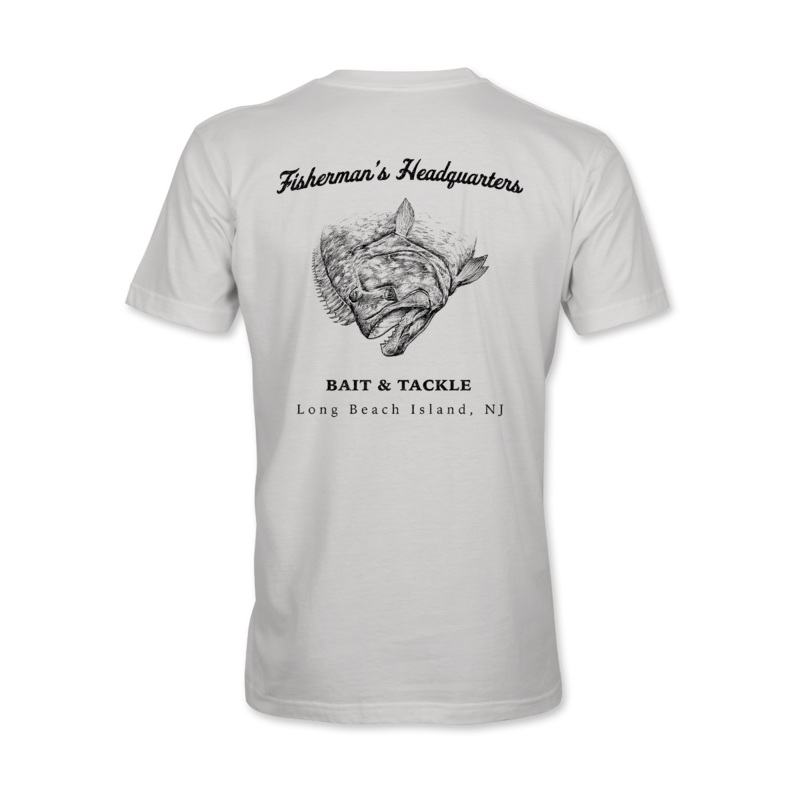 Fish Heads Ultra Cotton Fluke T-Shirt Black SM