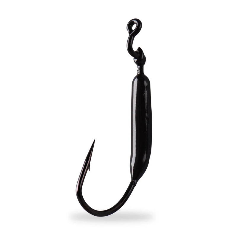 Mustad-Weighted Grip Pin Hook-1/4 SZ 5/0 3PK