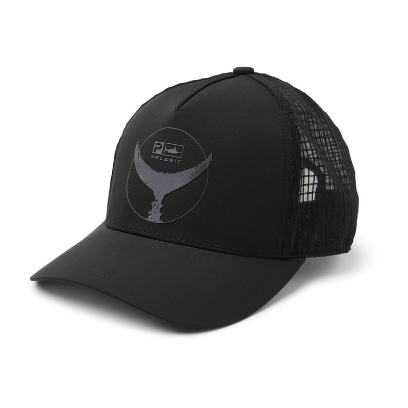 Pelagic Echo Tails Up Performance Trucker O/S Black
