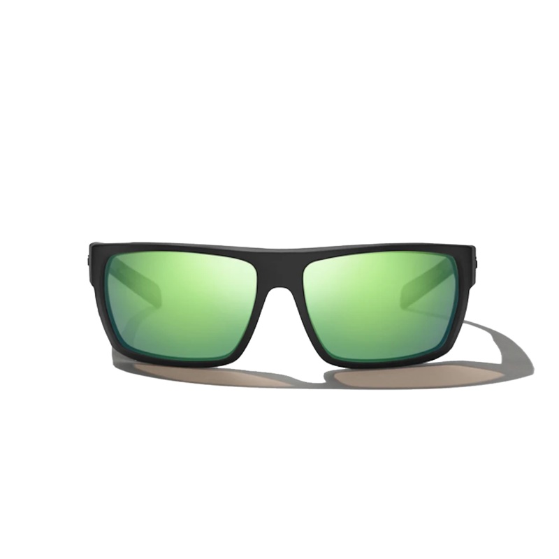 BAJIO Palometa  Black Matte | Green Mirror Glass