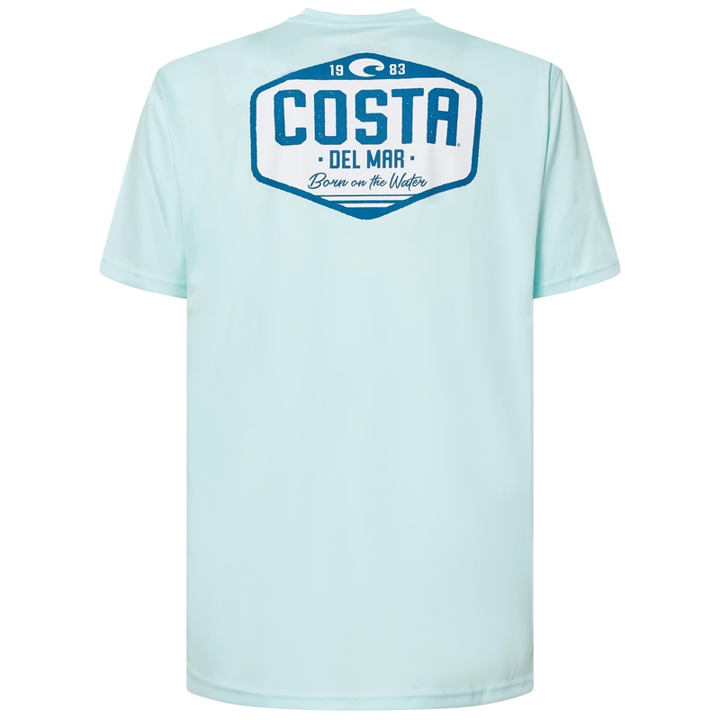 Costa Men’s Tech Morgan Short Sleeve T-shirt Heather Grey Small