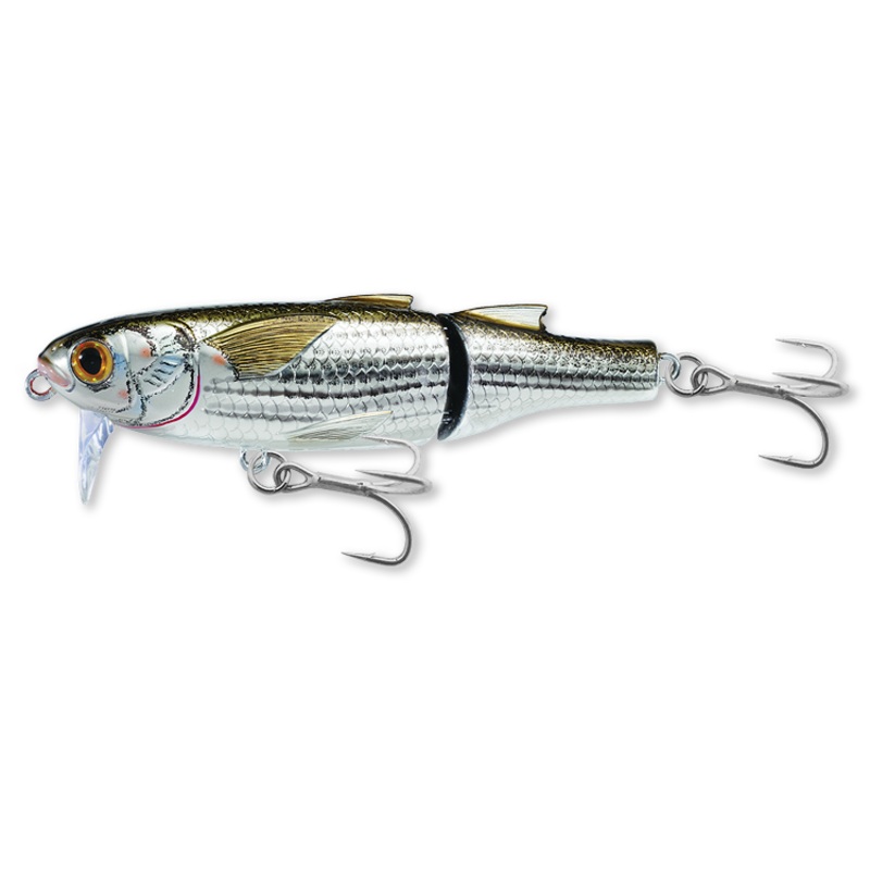 Live Target Mullet Wakebait Surface Walker Lure 115MM Natural Matt