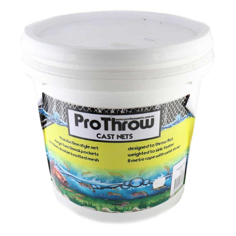 Pro Throw Top and Bottom Pocket Cast Net 10ft