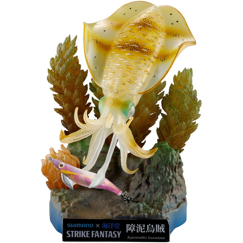 SHIMANO  Kaiyodo STRIKE FANTASY Bigfin Reef Squid Figurines – 22AW Shimano Online Show Limited Color