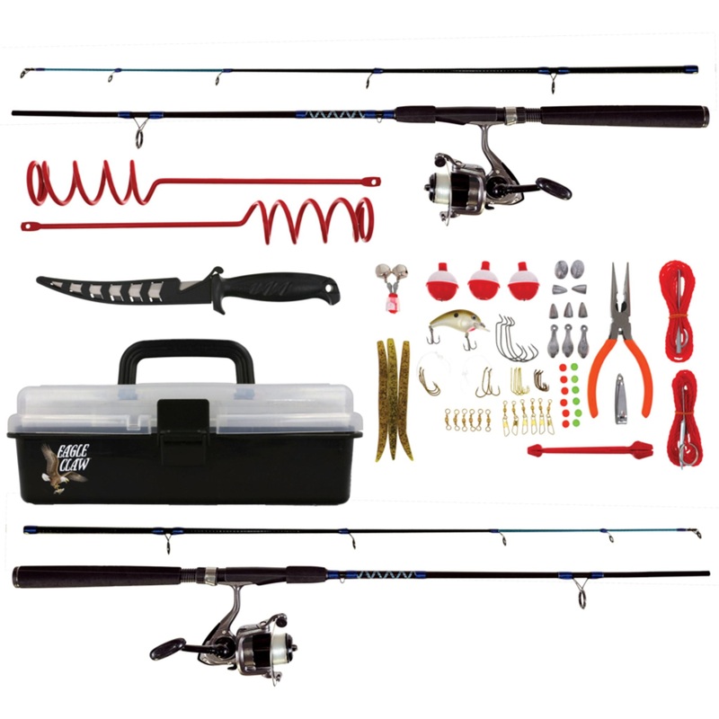 EAGLE CLAW FAMILY FISHING KIT 5’6 COMBOS