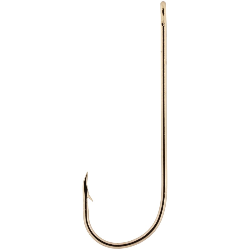 Eagle Claw Gold Aberdeen Hooks #1 – 100ct