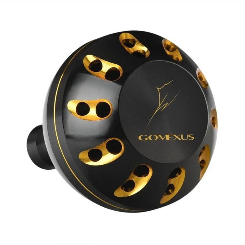 Gomexus Round Power Knob 47mm Black Gold