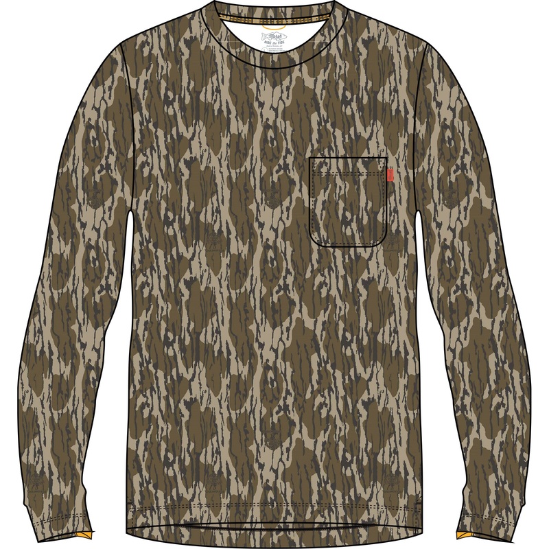Marsh Wear Buxton Mossy Oak Long Sleeve OG Bottomland Small