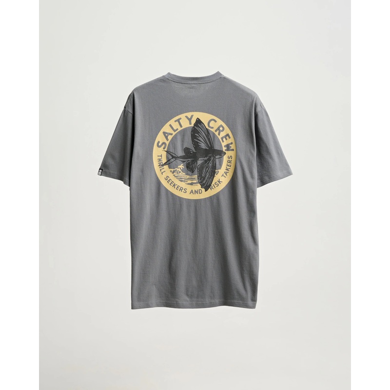 Salty Crew Fly By Standard SS Tee Charcoal M