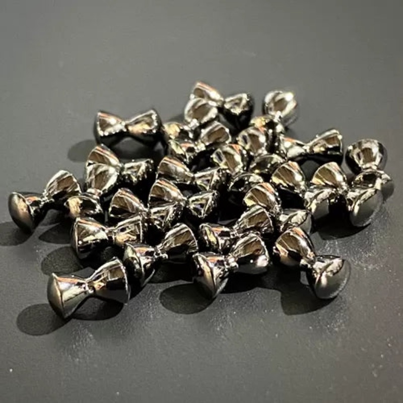 Wapsi Hourglass Brass Eyes Black 24-pack Medium