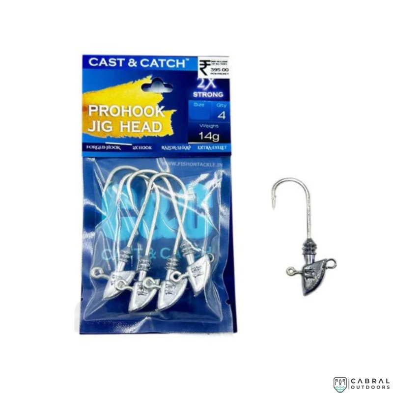 Cast & Catch Pro hook Jighead | Size:-1/0-6/0 | Weight:-5g-30g 1/0 5g