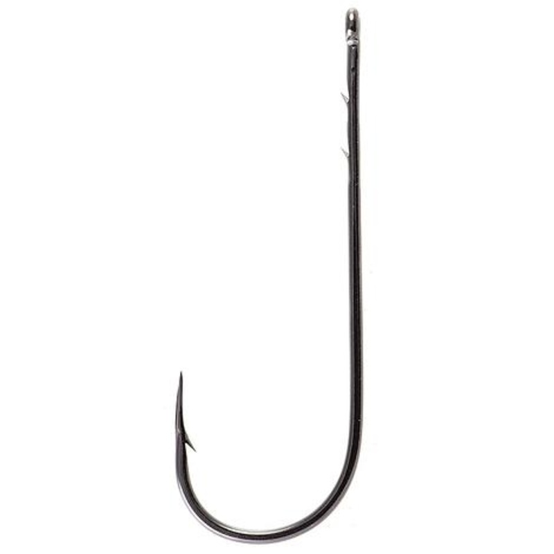 Owner Straight Worm Hook 1/0 (6ct)