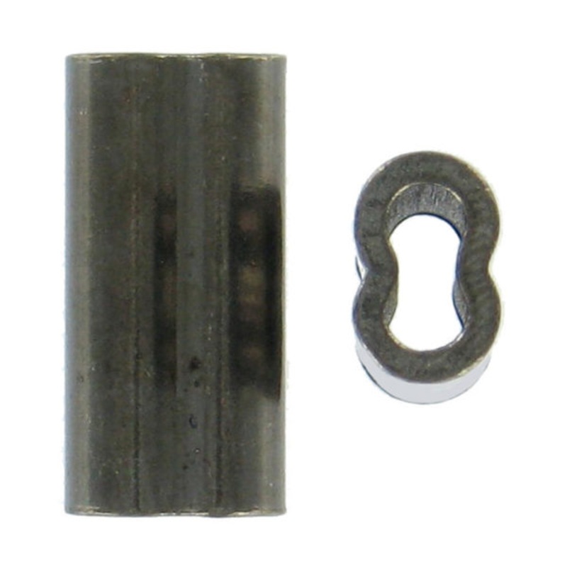 Shogun Double Brass Crimp 25 Pack 0.7mm