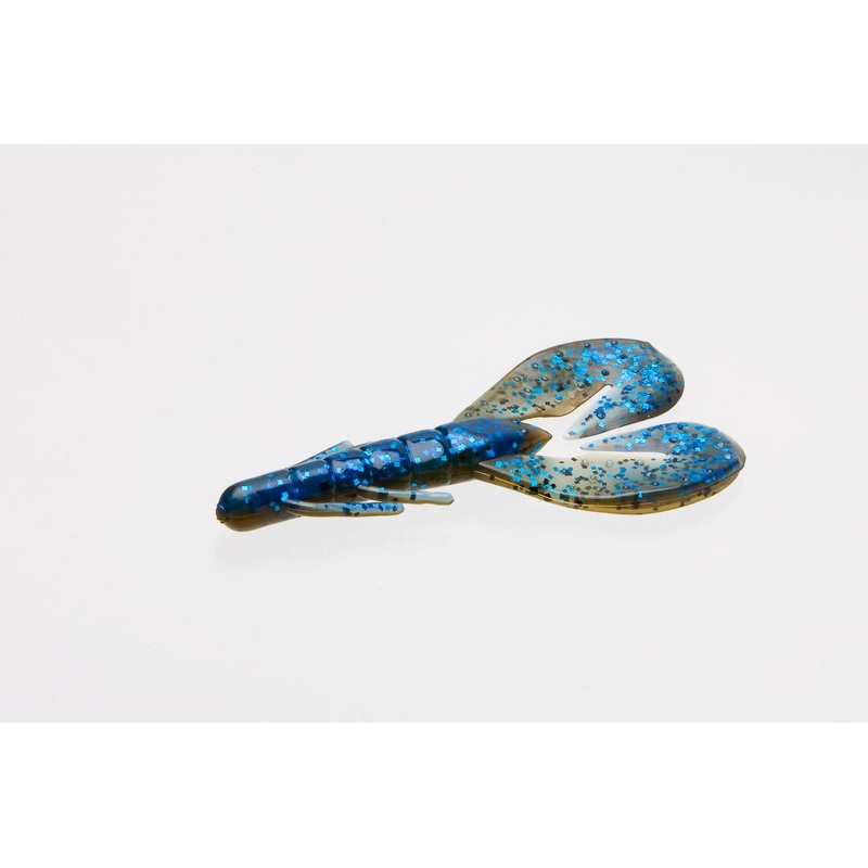 Zoom Super Speed Craw 4″ 8pk Black Red Glitter