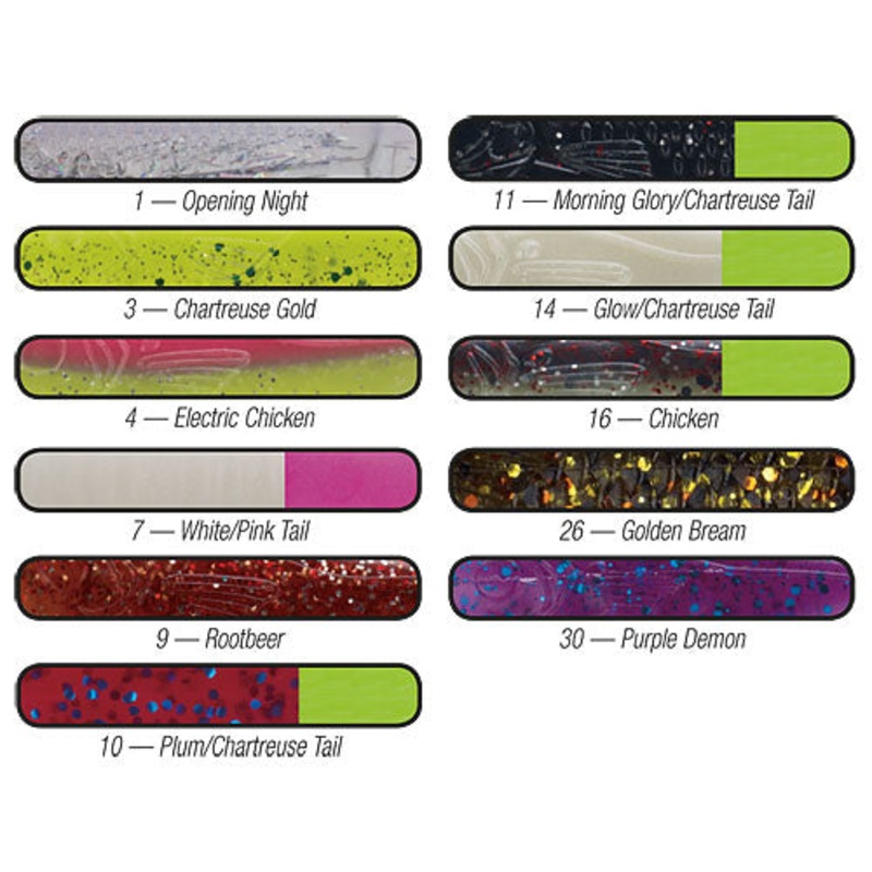 Mirrolure 4IN Soft Shad Purple